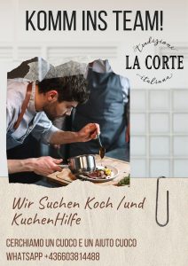 Stellensuche: Koch und Aushilfe